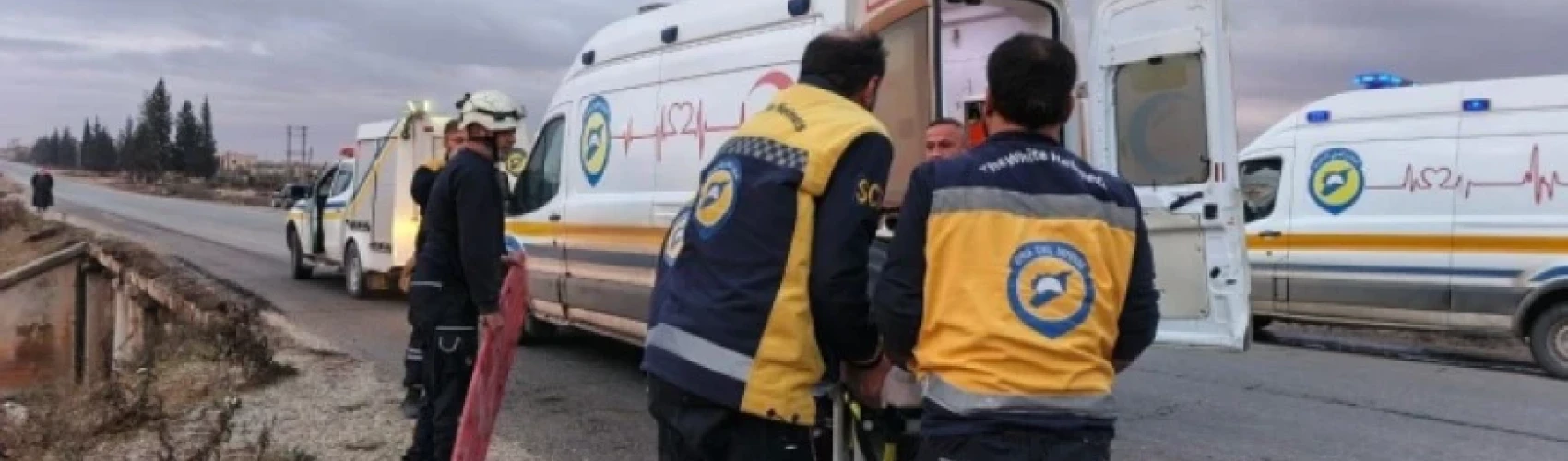 وفاة ثلاثة شبّان بحادث سير على طريق حلب–دمشق الدولي