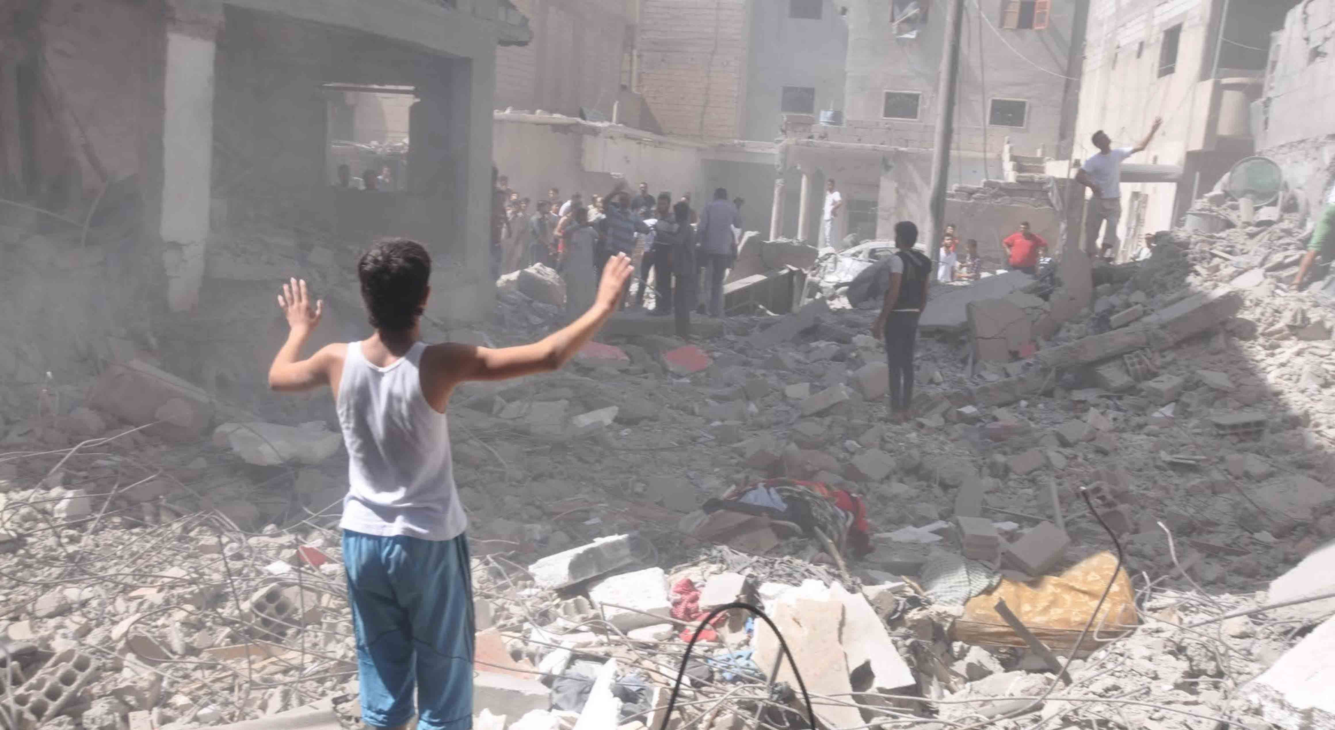 الطيران الروسي يرتكب مجزرة بال...