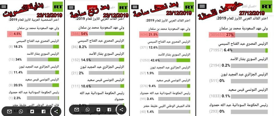 صفحة موالية تهاجم موقع "RT" ال...