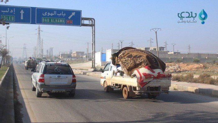 نزوح 20 ألف مدني من إدلب خلال...