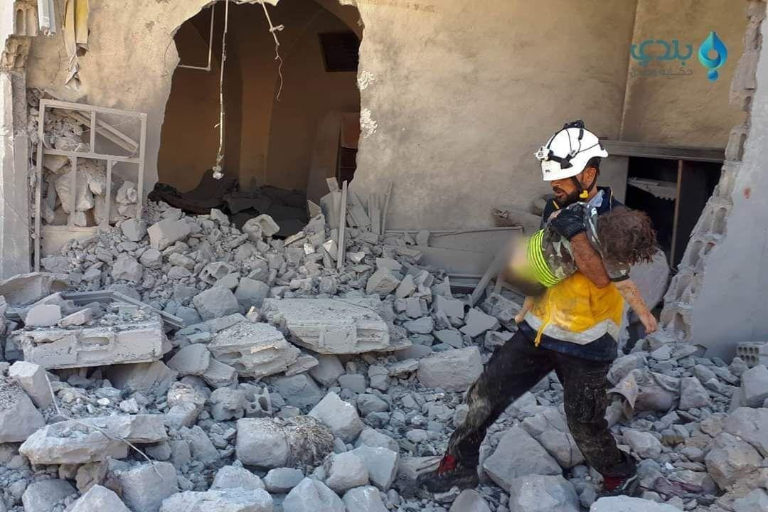 ثلاثة شهداء بقصف جوي روسي على...