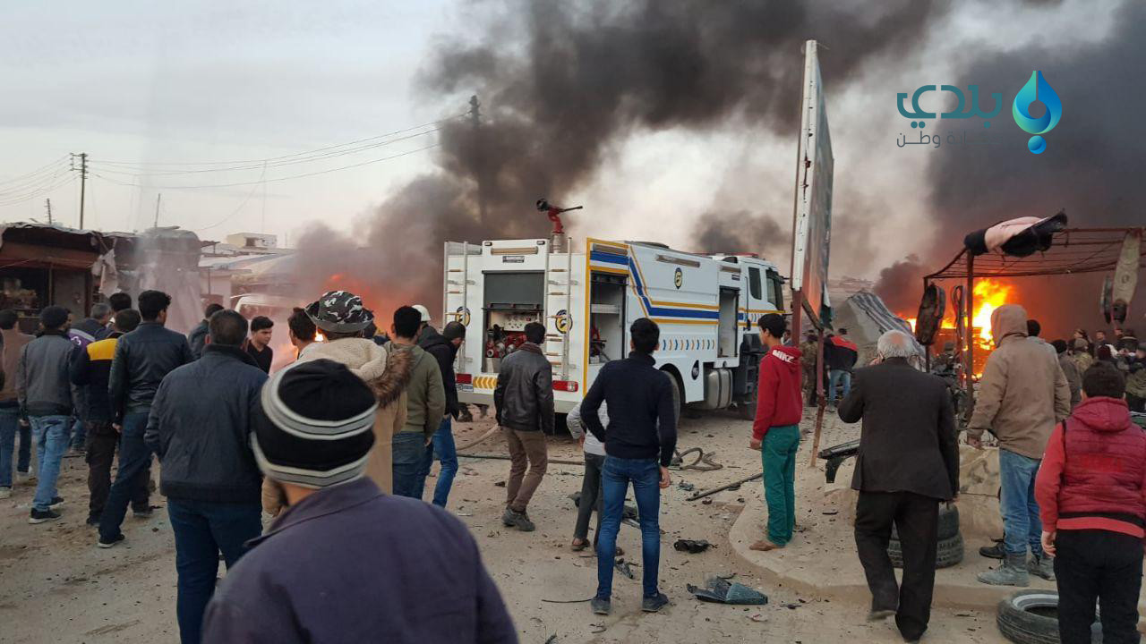 إصابات بقصف على مدينة إعزاز 