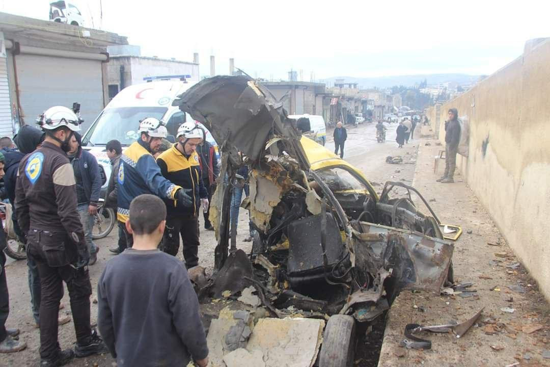 حلب.. جرحى بانفجار عبوة ناسفة...