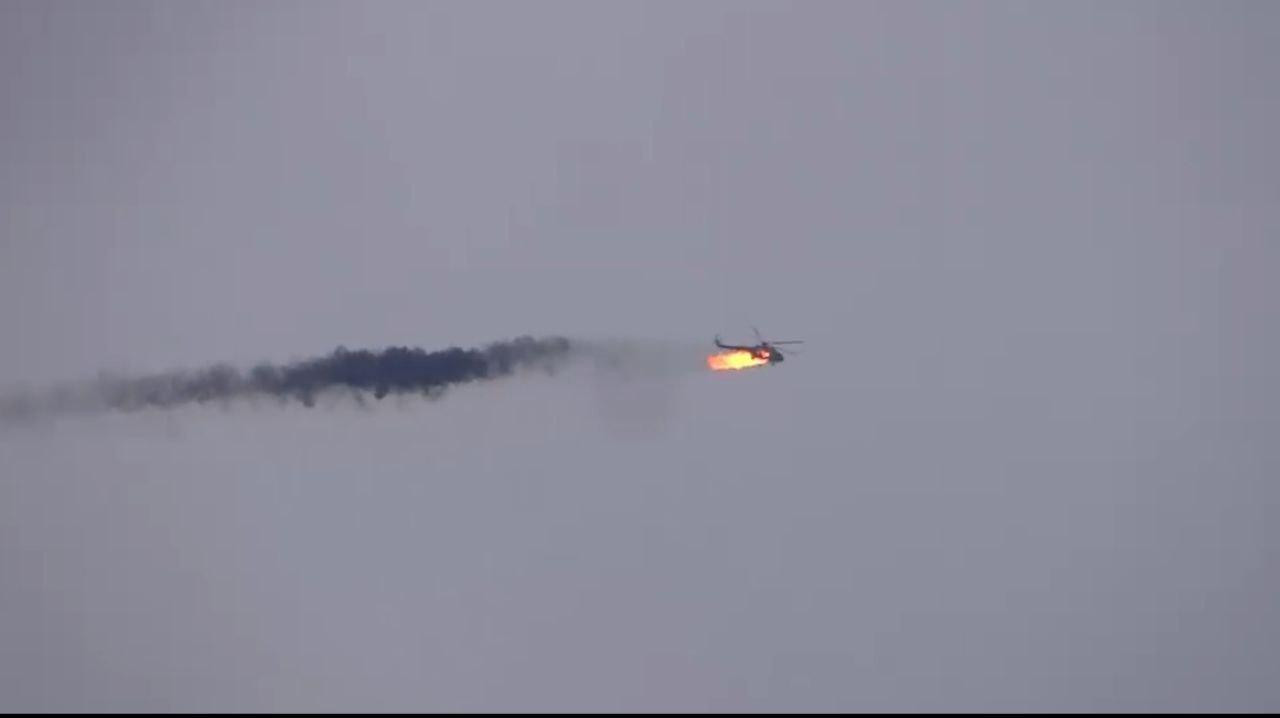 بصاروخ موجه.. إسقاط طائرة مروح...