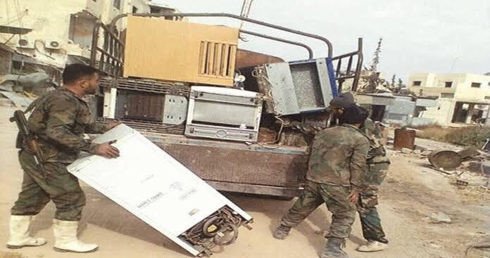 اشتباكات بين شبيحة النظام لخلا...