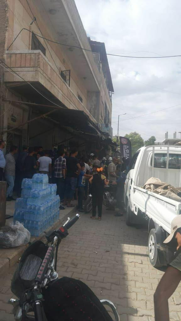 ضحايا مدنيون بانفجار أسطوانة غ...