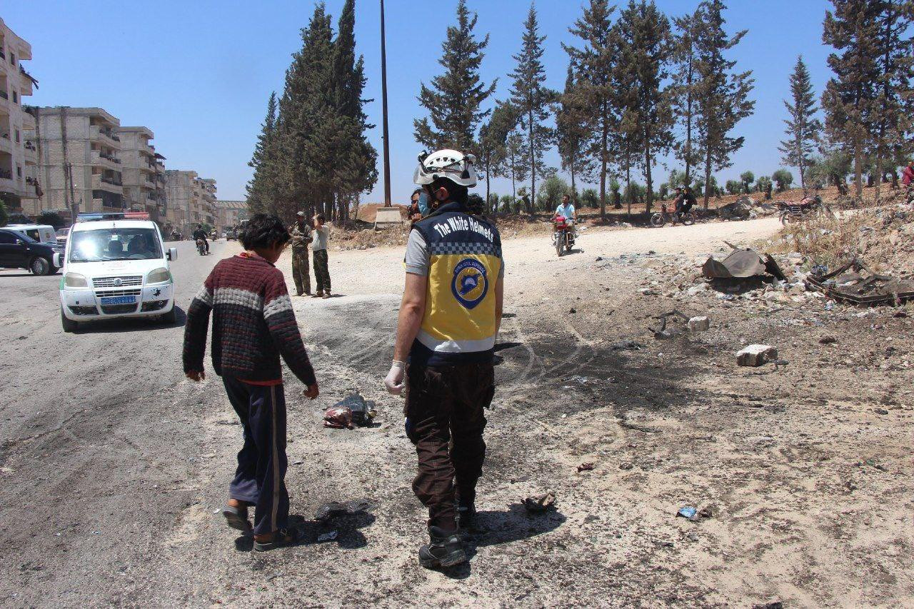 شهيدان وجرحى بانفجار في عفرين
