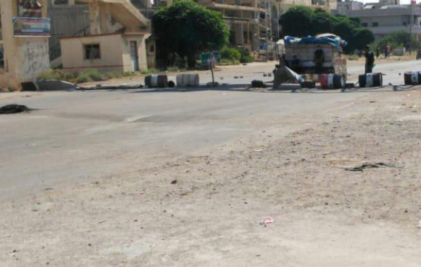 توتر واستنفار على مدخل درعا ال...