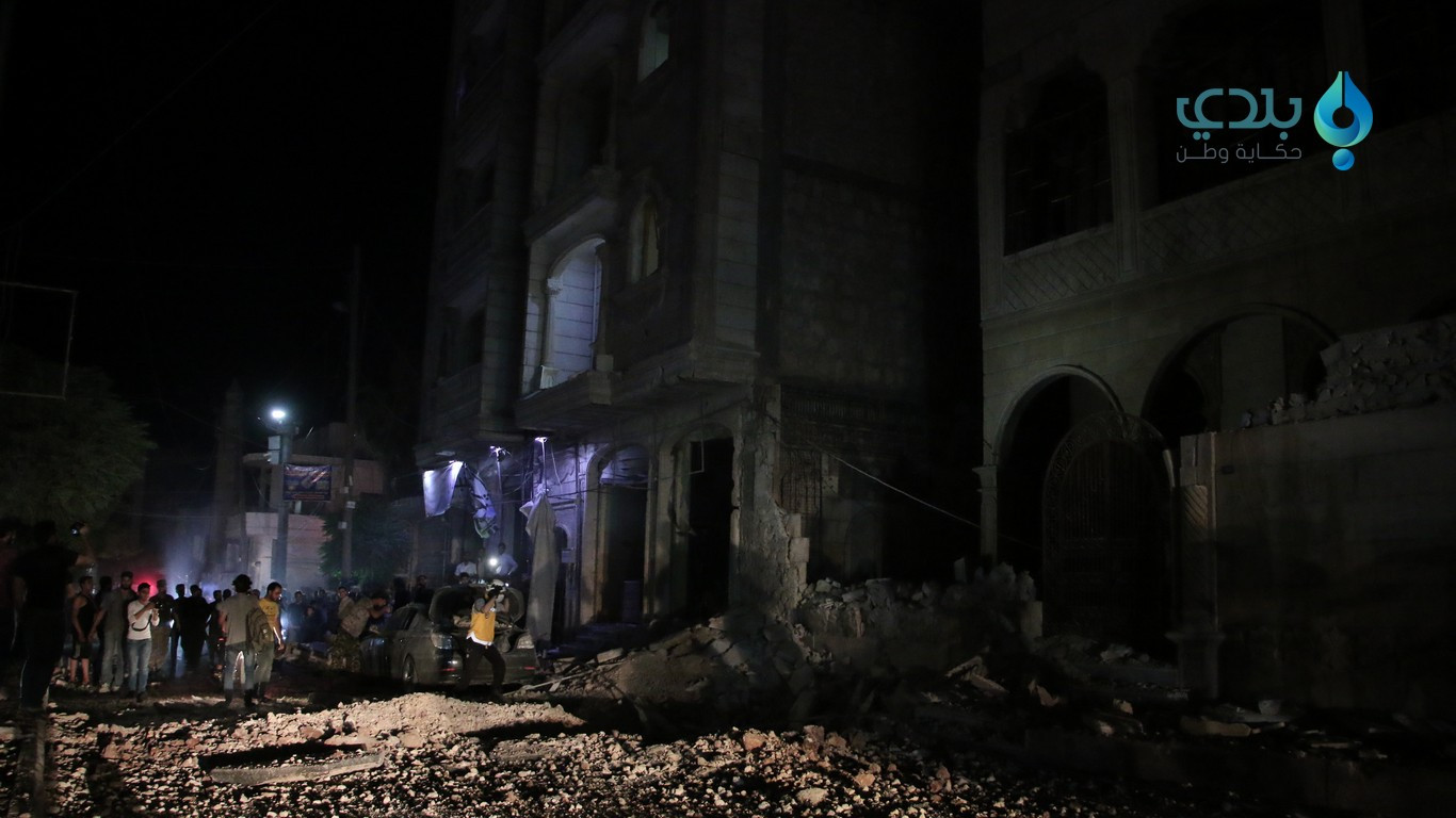 حلب.. ثمانية جرحى بقصف روسي عل...