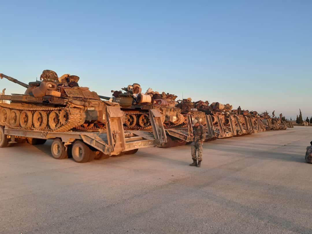 روسيا تستقدم عشرات الآليات ومئ...