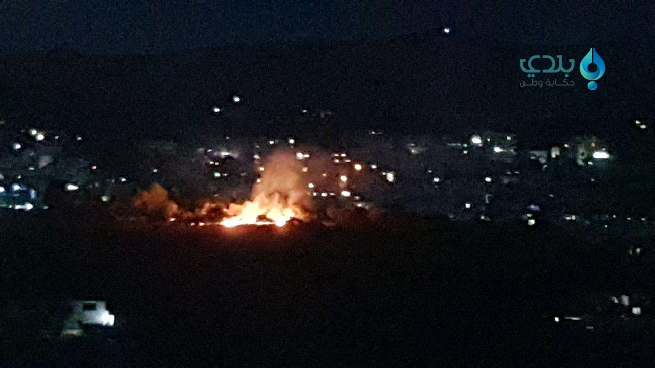 حرائق تطال الأشجار الزراعية في...