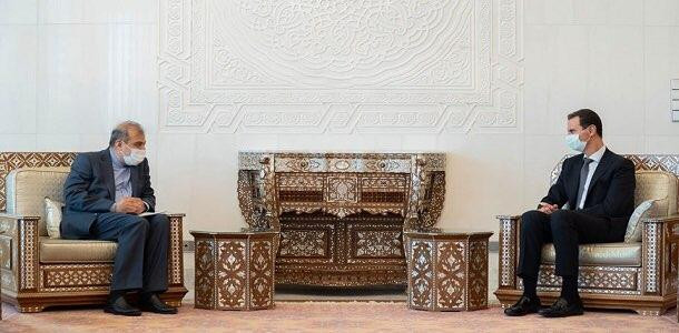 مساعد جواد ظريف يلتقي بشار الأ...