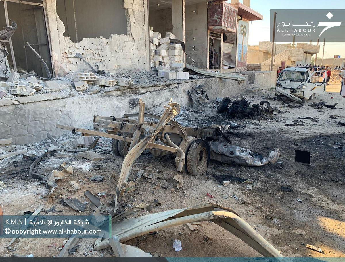 جرحى بانفجار مفخخة في ريف الرق...