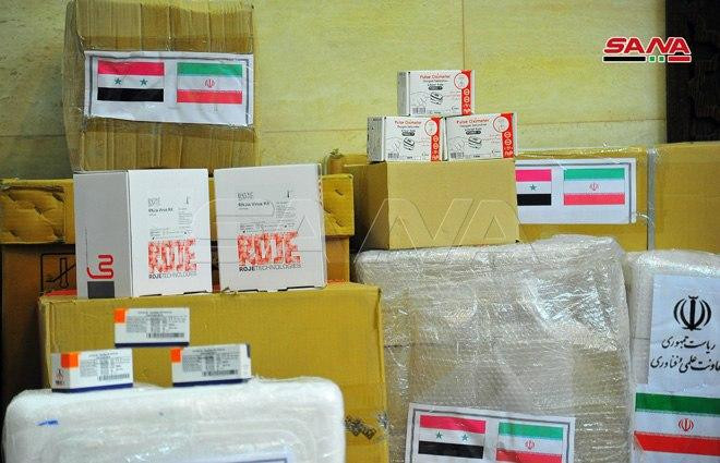إيران ترسل مساعدات طبية للنظام...