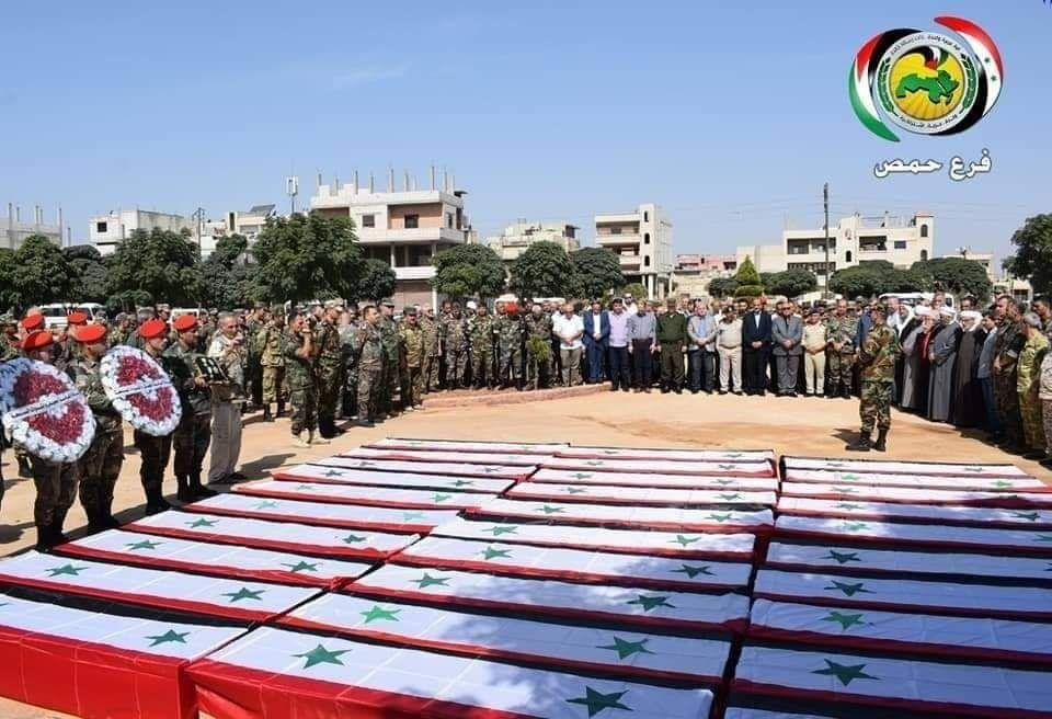 النظام يشيع 30 عنصرا في مدينة...