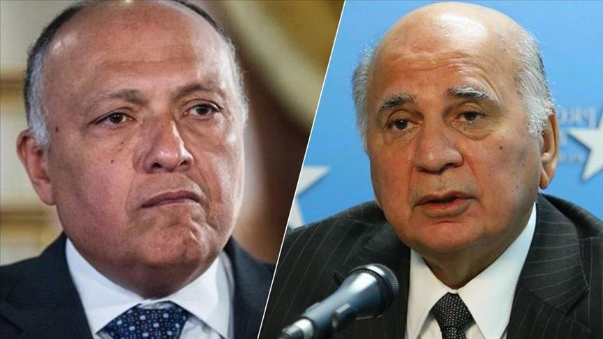 وزيرا خارجية مصر والعراق يبحثا...