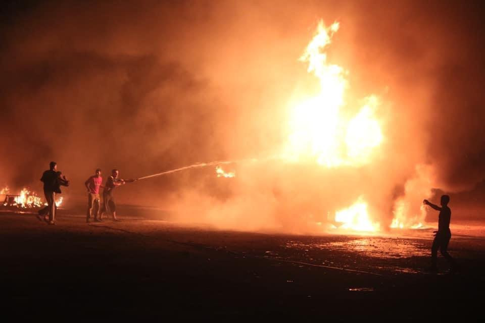 ضحايا بقصف استهدف سوق المحروقا...