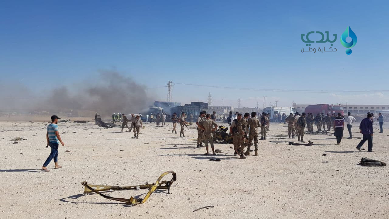 طيران مجهول يقصف منبج لأول مرة...