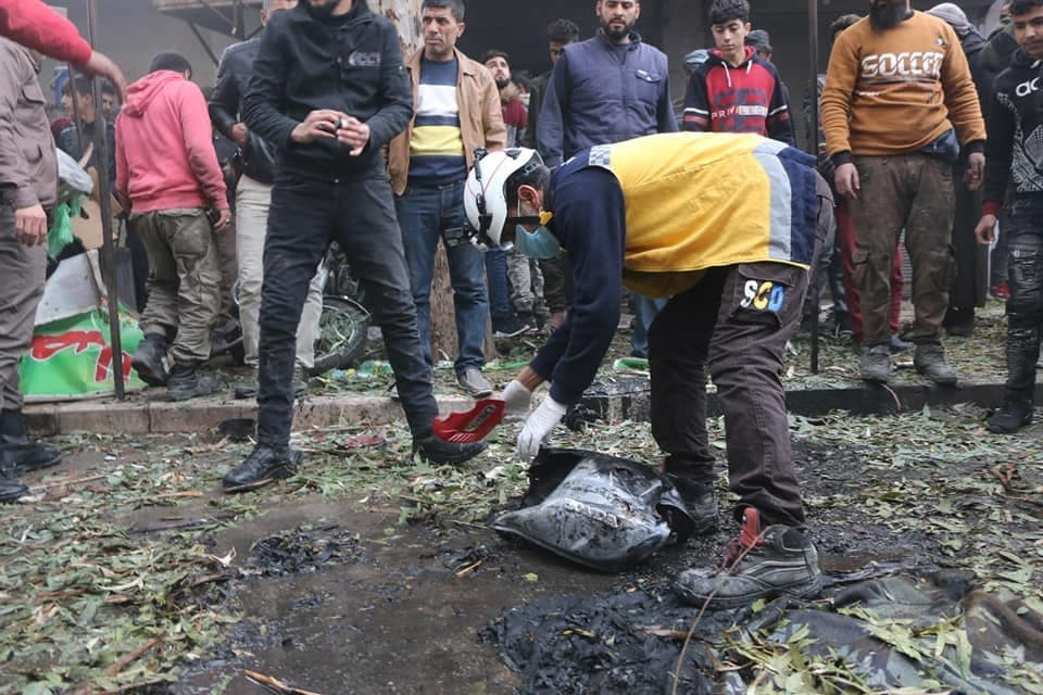 جرحى مدنيون بانفجار دراجة مفخخ...