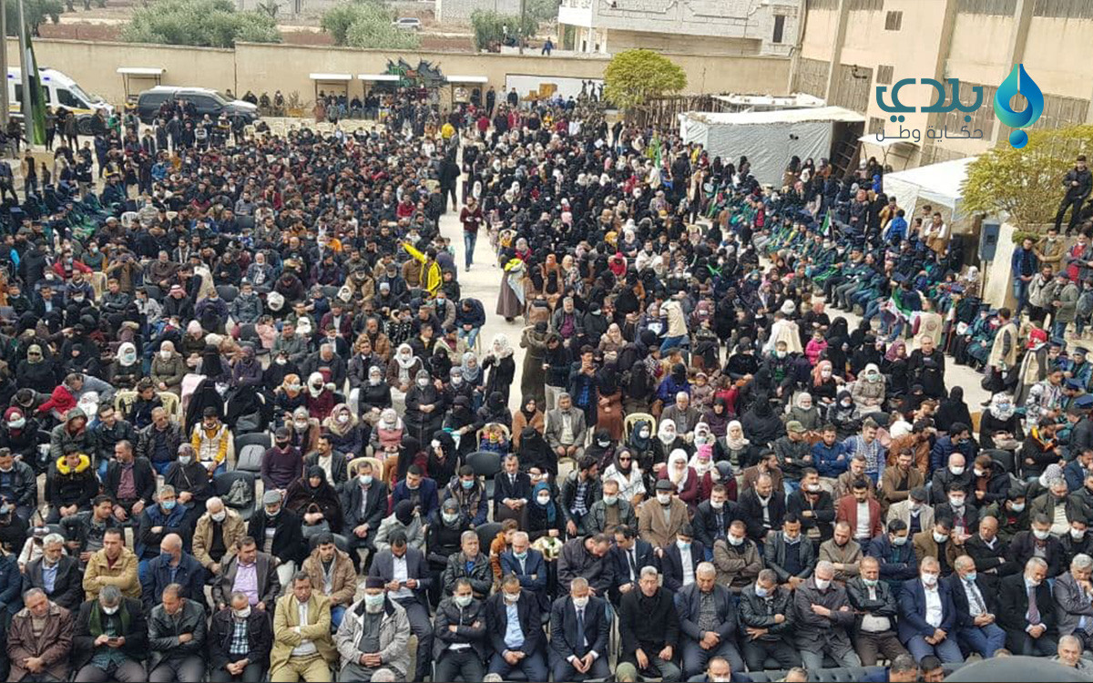 جامعة حلب الحرة تخرج دفعة جديد...