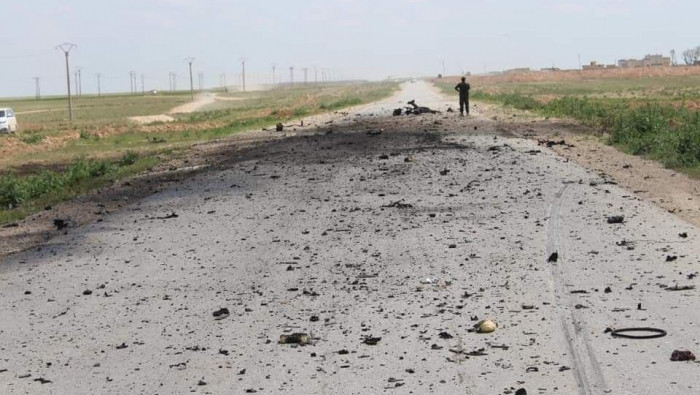 ضحايا مدنيون بانفجار ناسفة بري...