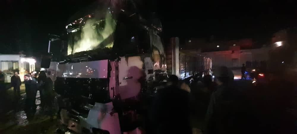 انفجار يستهدف شاحنة تركية بمدي...