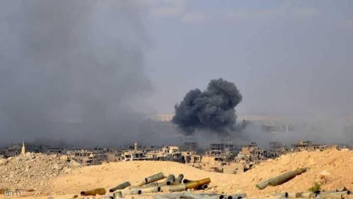 ستة انفجارات مجهولة في بادية ا...