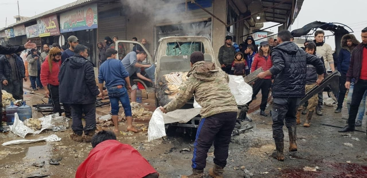 ضحايا مدنيون بانفجار بريف حلب...