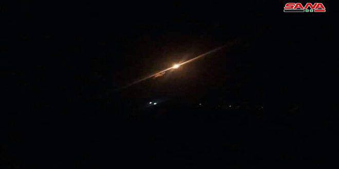 النظام يعلن التصدي لغارات إسرا...