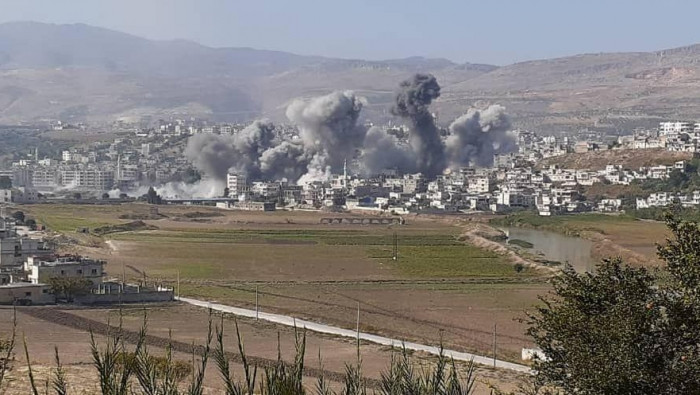 شهيد بغارات روسية على جسر الشغ...