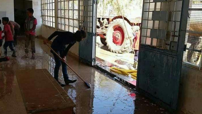 بجهود الأهالي.. مباشرة أعمال ا...