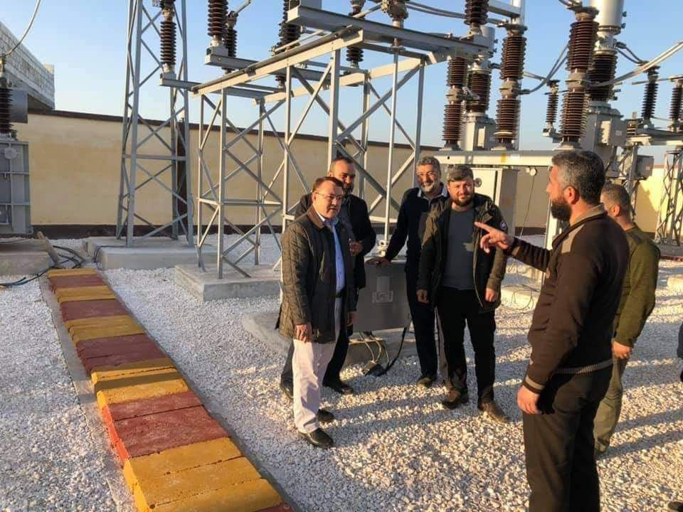 الكهرباء التركية إلى الشمال ال...