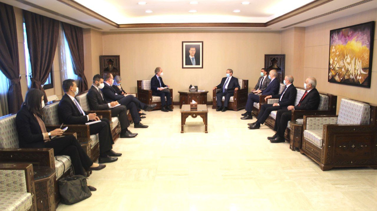 فيصل المقداد يطالب بيدرسون بعد...