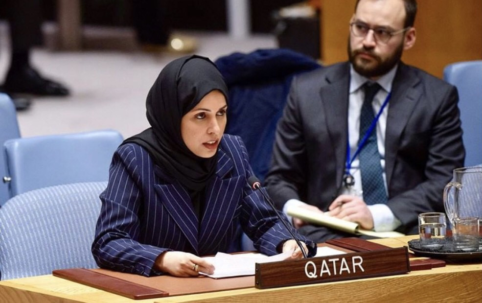 مندوبة قطر بالأمم المتحدة تدعو...