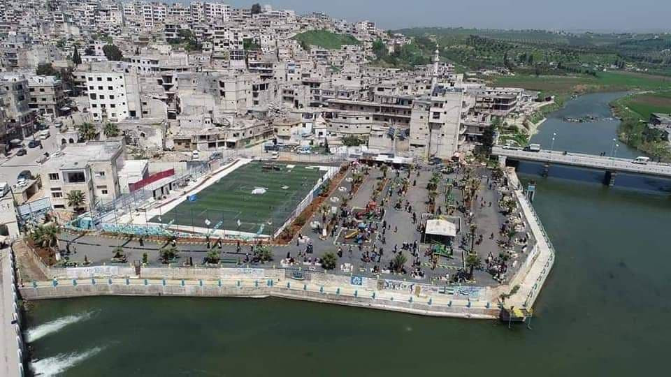 "الخوذ البيضاء" تفتتح حديقة "ا...