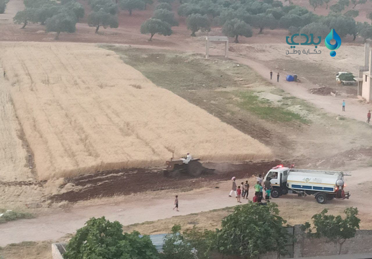 الحرائق تحاصر المزارعين شمال س...