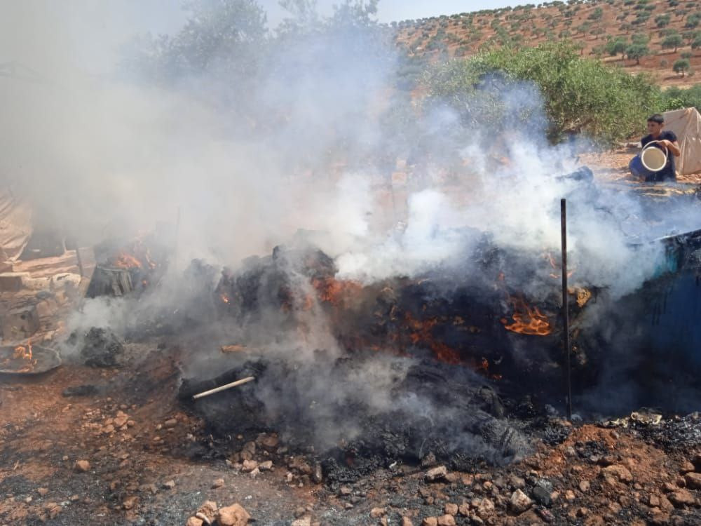 حريق يودي بحياة طفلين في إدلب