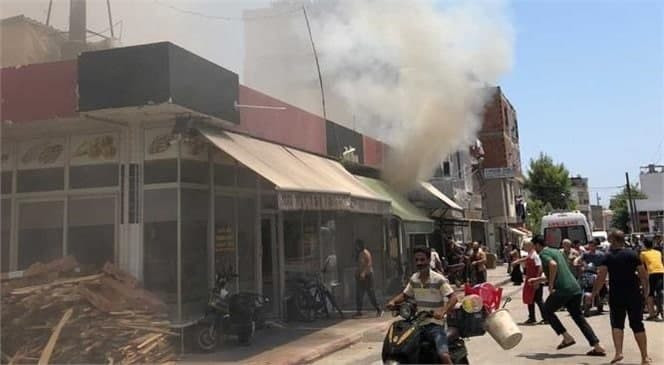 حريق في ورشة صناعية بمرسين يود...