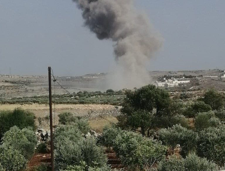 "الطائرات الروسية" تستهدف منطق...