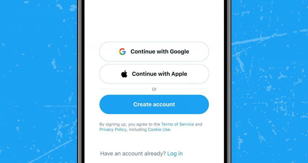 تويتر تضيف خيار التسجيل من حسا...