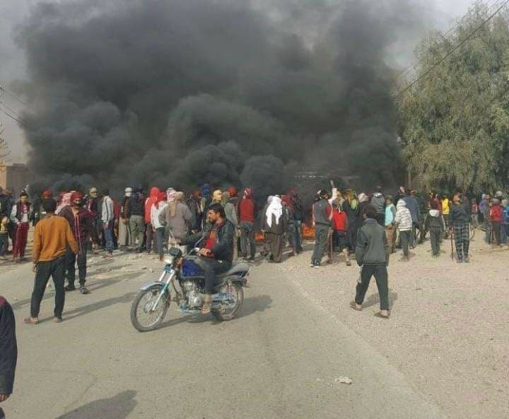 احتجاجات في دير الزور.. ردا عل...