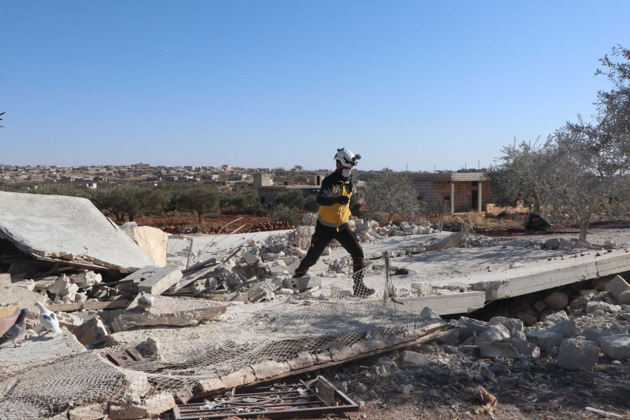 جريح بقصف جوي روسي على إدلب