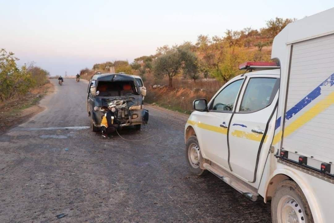 ضحايا بحوادث سير في إدلب