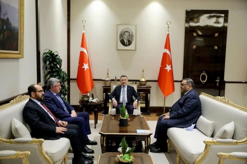 رئيس الائتلاف يلتقي نائب الرئيس التركي في أنقرة