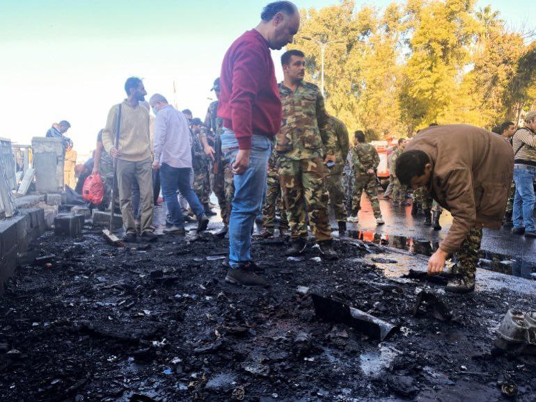 تفجير حافلة "مبيت" عسكرية وسط...