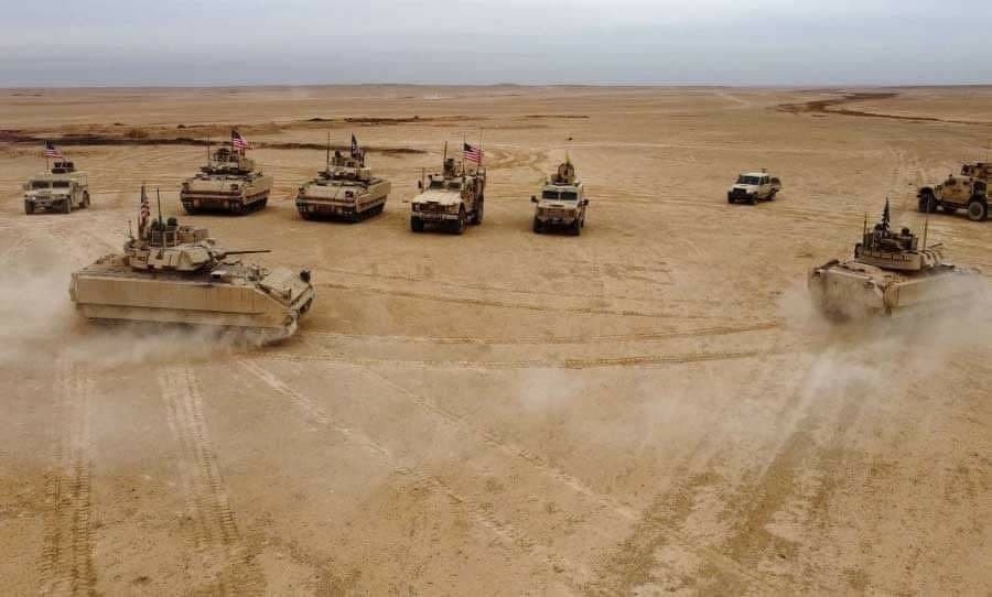 التحالف الدولي يجري مناورات عس...