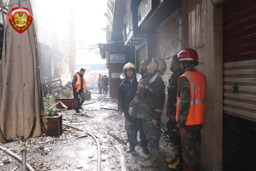 خسائر بصفوف "قسد" والنظام بالحسكة وضحايا بحريق كبير بدمشق
