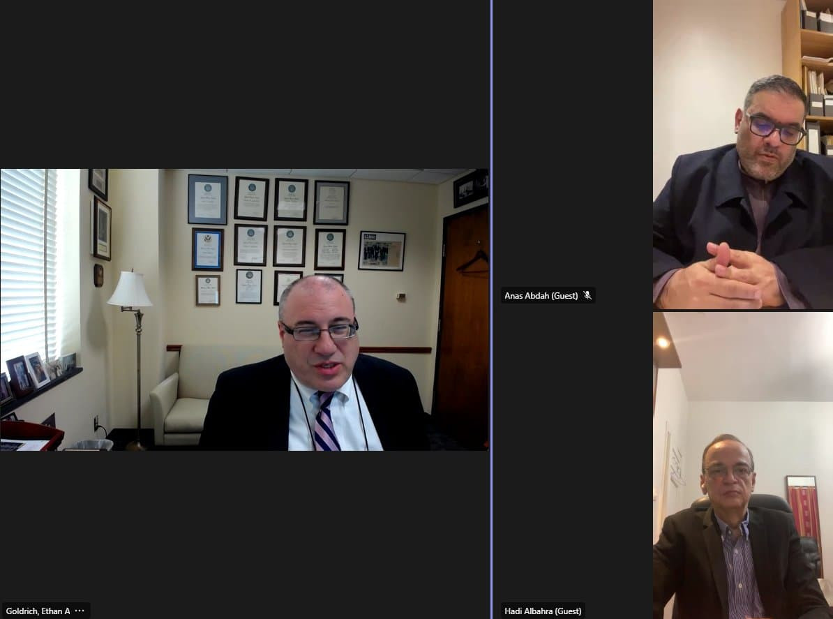 المبعوث الأمريكي يبحث مع المعا...