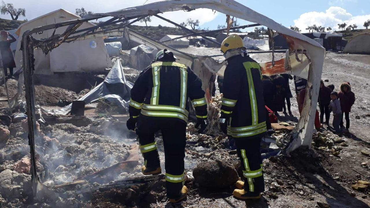 إخماد 6 حرائق شمال سوريا