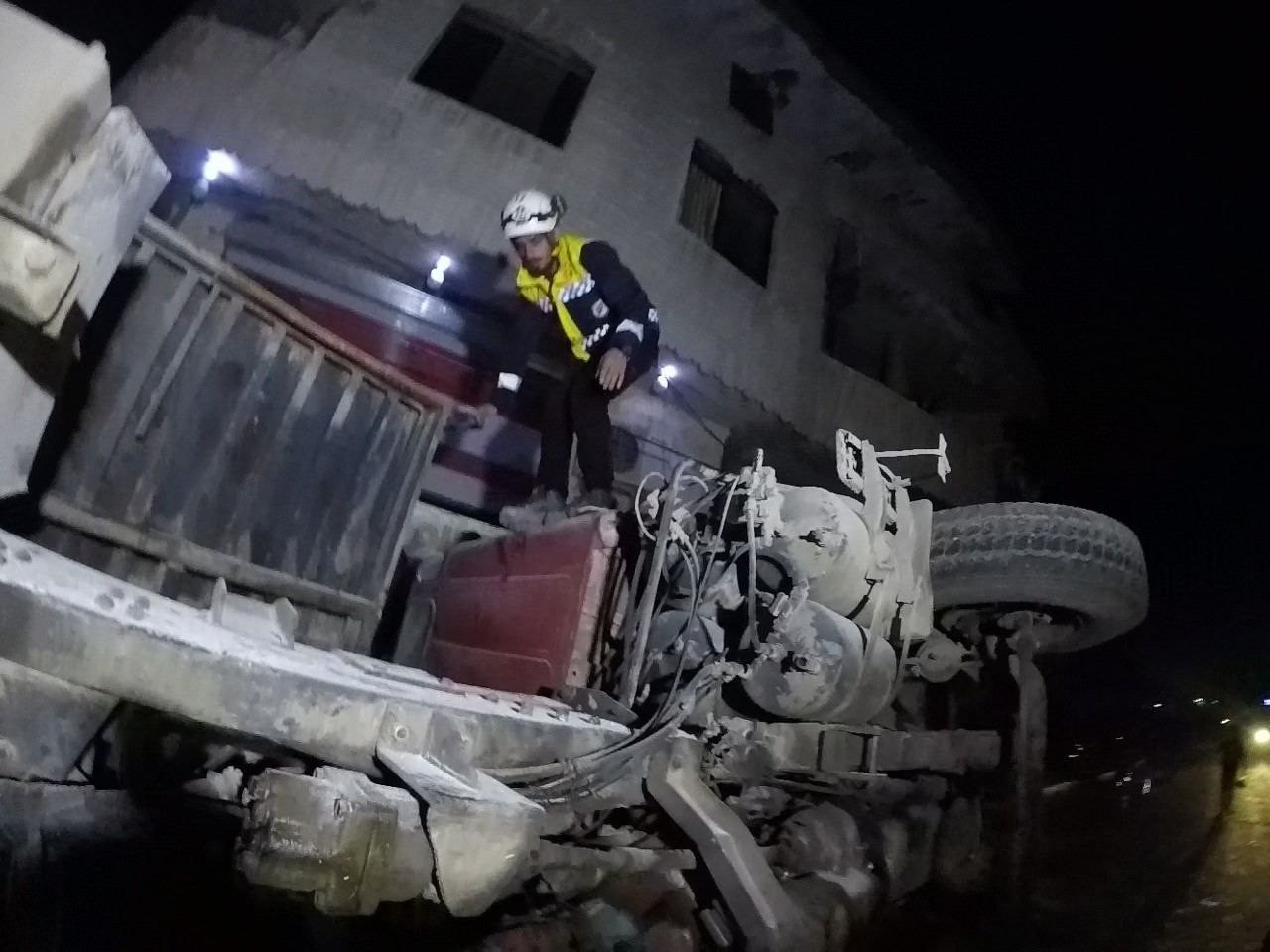 جرحى إثر حادث سير في إدلب